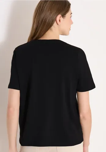 CECIL Kurzarm Shirt mit Split Neck - cecil - Modalova