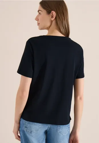 CECIL Kurzarm Shirt mit Split Neck - cecil - Modalova