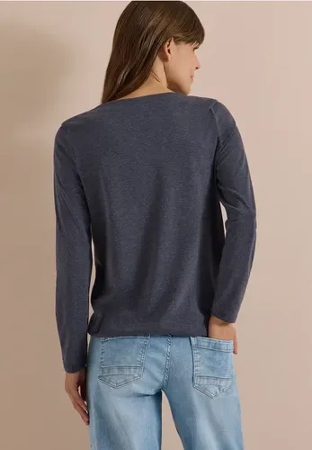 Langarm Shirt mit U-Boot-Ausschnitt - cecil - Modalova