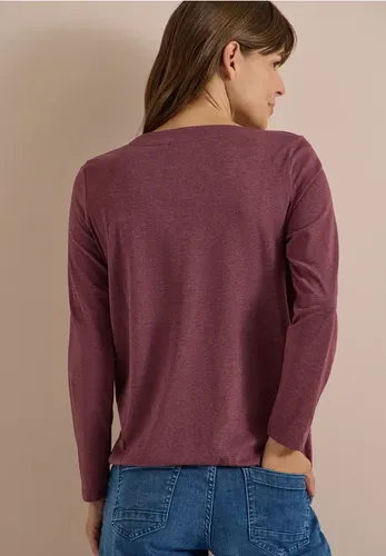 Langarm Shirt mit U-Boot-Ausschnitt - cecil - Modalova