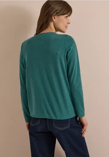Langarm Shirt mit U-Boot-Ausschnitt - cecil - Modalova