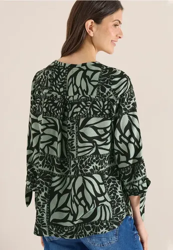 Arm Bluse mit Patchwork-Print - cecil - Modalova
