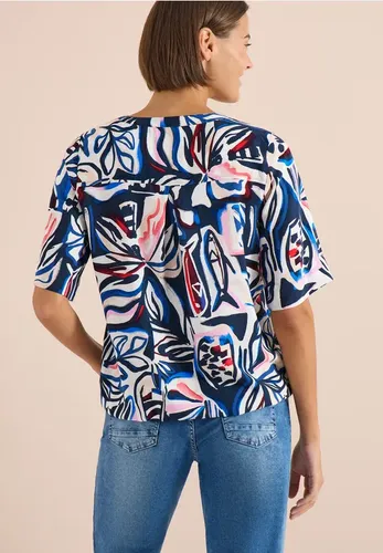 Kurzarm Bluse mit Multicolor Print - cecil - Modalova