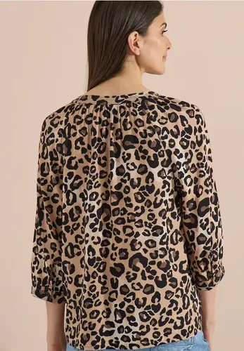 Arm Tunika mit Split Neck und Print - cecil - Modalova