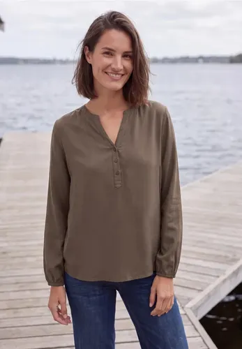 CECIL Langarm Tunika mit Split Neck - cecil - Modalova