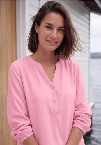 CECIL Langarm Tunika mit Split Neck - cecil - Modalova