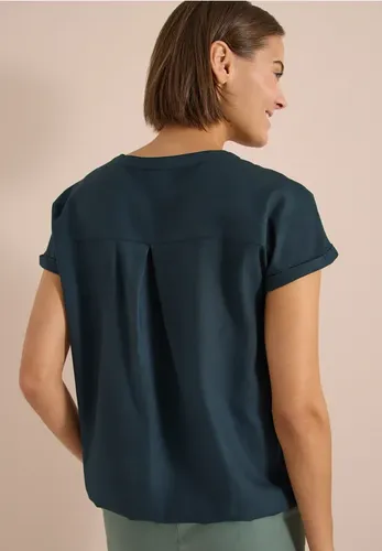 CECIL Kurzarm Bluse mit Split Neck - cecil - Modalova