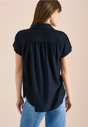 Basic Bluse mit Hemdkragen in Unifarbe - cecil - Modalova