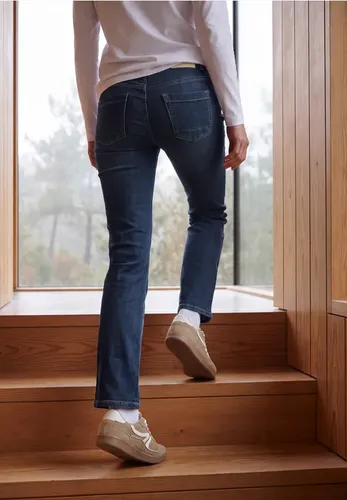 High Waist Bootcut Jeans im Slim Fit - cecil - Modalova