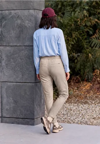 Mid Waist Slim Leg Hose im Casual Fit - cecil - Modalova