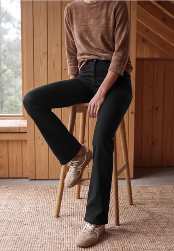 High Waist Bootcut Jeans im Slim Fit - cecil - Modalova