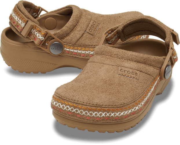 Kids | Crafted Vegan Suede Stitch | Clogs | | C11 - Crocs - Modalova