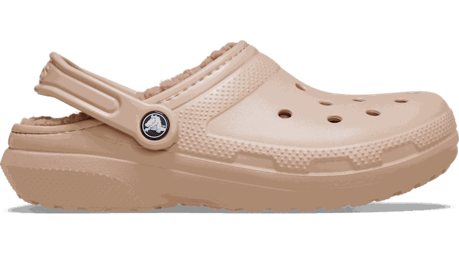 Classic Lined Sabots Unisex Pink Caramel 42 - Crocs - Modalova