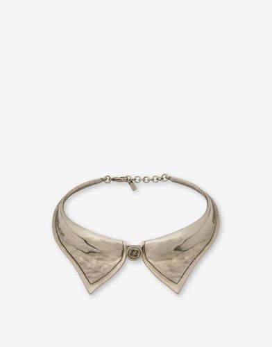 Rigid Collar Necklace - Moschino - Modalova