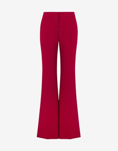 Crêpe Flared Trousers - Moschino - Modalova