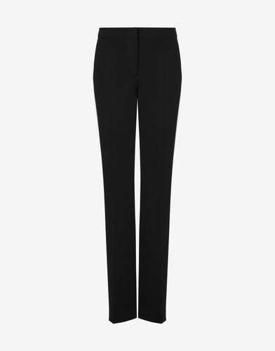 Crêpe Trousers - Moschino - Modalova