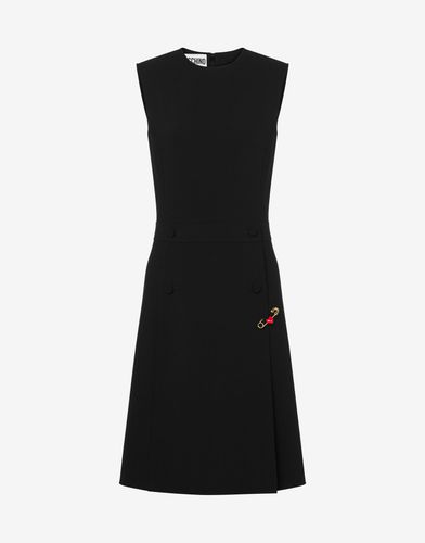 Heart Safety Pin Dress - Moschino - Modalova