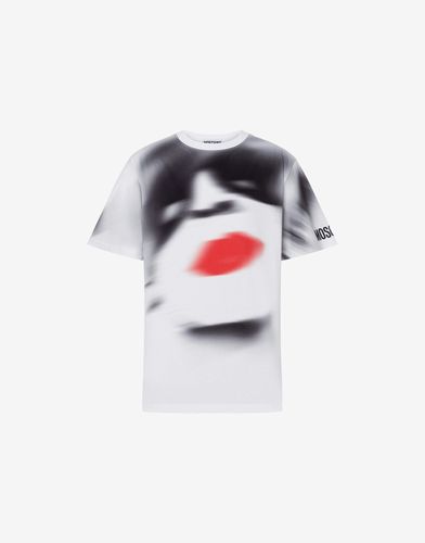 T-shirt With Print - Moschino - Modalova