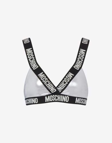 Bikini Top Shiny & Silver - Moschino - Modalova