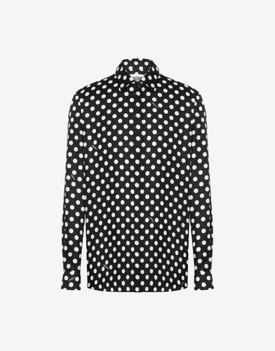 Allover Polka Dots Shirt - Moschino - Modalova