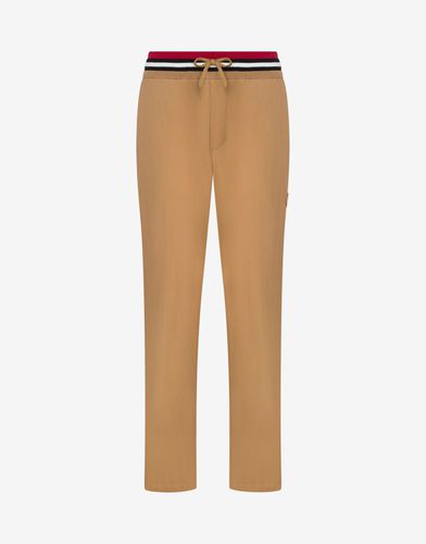 Oval Patch Trousers - Moschino - Modalova