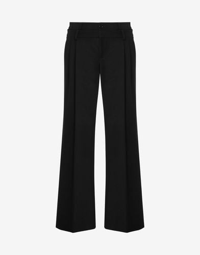 Nylon-cotton Stretch Gabardine Trousers - Moschino - Modalova