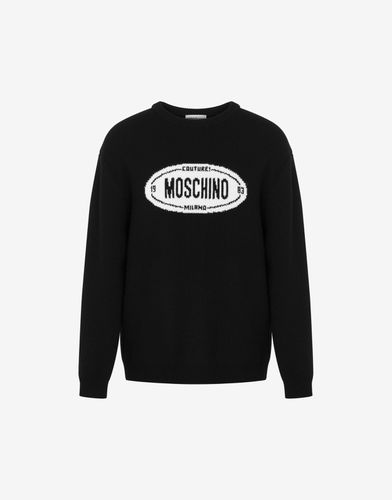 Oval Logo Jumper - Moschino - Modalova