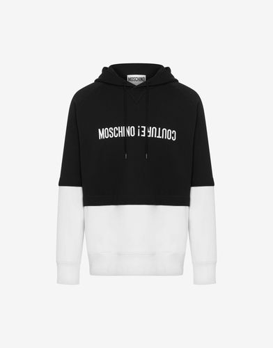 Upside Down Logo Hoodie - Moschino - Modalova