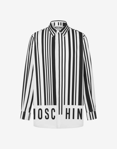 Poplin Shirt Barcode - Moschino - Modalova