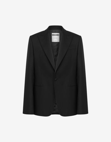 Wool Twill Jacket Same Old Chic - Moschino - Modalova