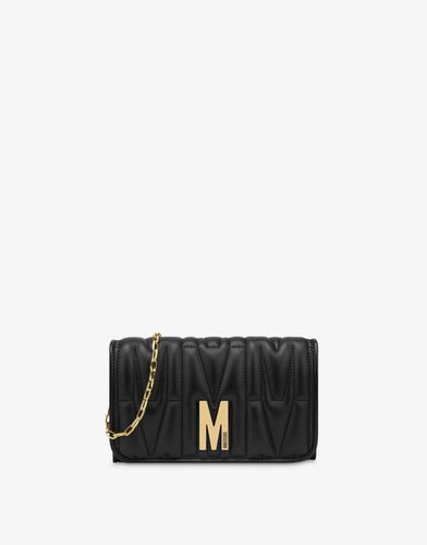 M Quilted Shoulder Bag - Moschino - Modalova