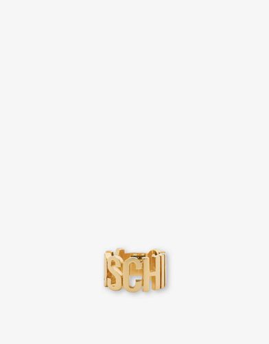 Lettering Logo Ring - Moschino - Modalova