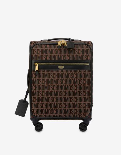 All-over Logo Nylon Trolley Case - Moschino - Modalova