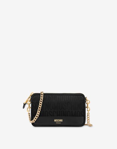 Allover Logo Crossbody Bag - Moschino - Modalova