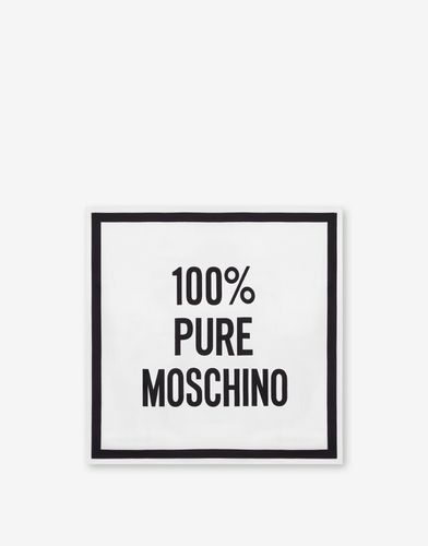 Pure Moschino Silk Neckerchief - Moschino - Modalova