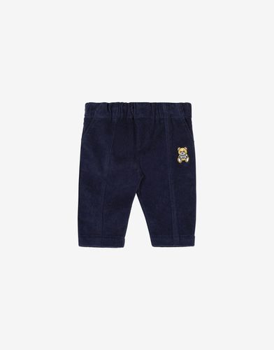 Teddy Patch Corduroy Pants - Moschino - Modalova