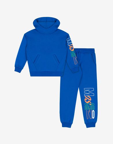 Multicolor Logo Sweatshirt Tracksuit Set - Moschino - Modalova