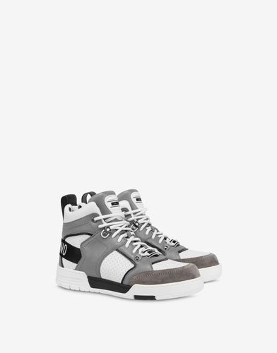 High Sneakers Calfskin Streetball - Moschino - Modalova