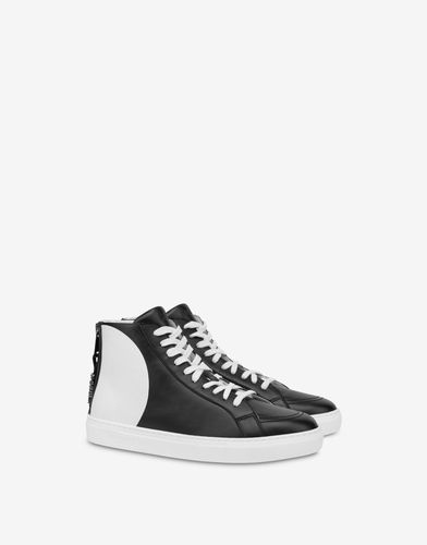 Moschino Graphic High-top Sneakers - Moschino - Modalova