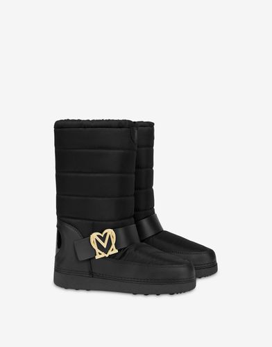 Snow Boots Heart Logo - Love Moschino - Modalova