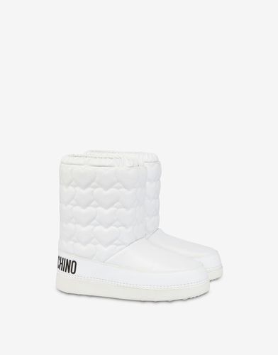 Quilted Snow Boots Heart - Love Moschino - Modalova