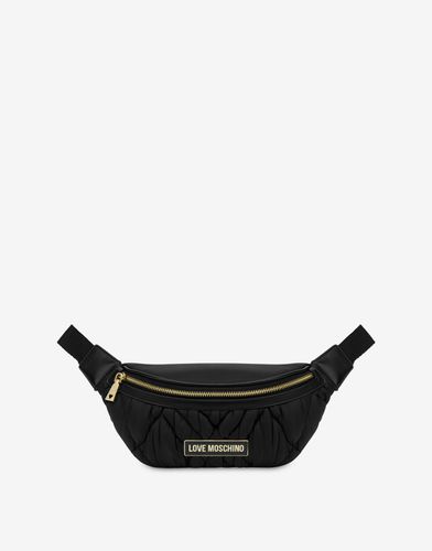 Puff Quilted Nylon Belt Bag - Love Moschino - Modalova