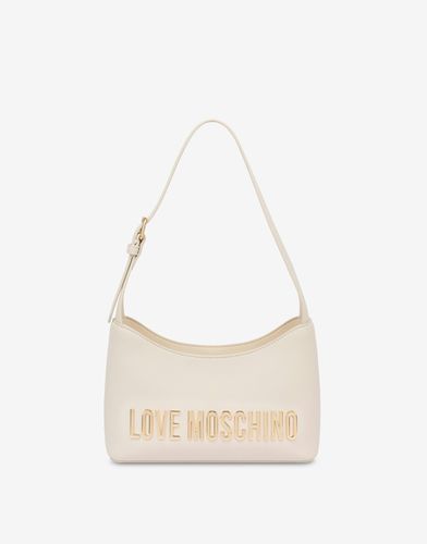 Maxi Lettering Hobo Bag - Love Moschino - Modalova