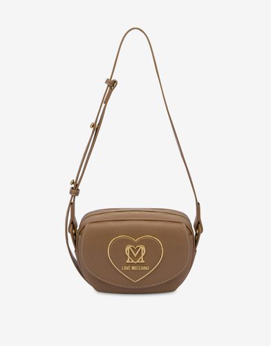 Heart Plaque Crossbody Bag - Love Moschino - Modalova