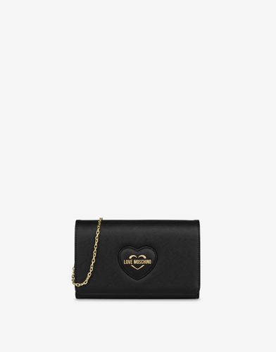 Sweet Heart Eco-friendly Clutch - Love Moschino - Modalova