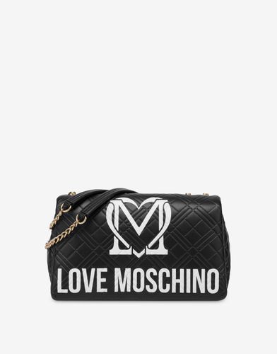 Logo Quilt Shoulder Bag - Love Moschino - Modalova