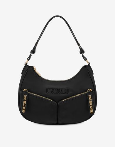 Easy Go Nylon Hobo Bag - Love Moschino - Modalova