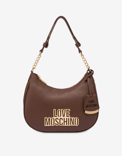 Cut Out Logo Hobo Bag - Love Moschino - Modalova