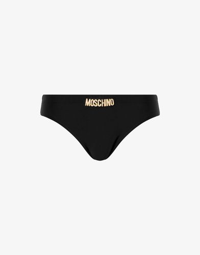 Lettering Logo Beach Briefs - Moschino - Modalova