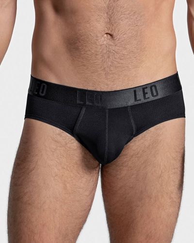 Bóxer brief de alta transpiración en microfibra ideal para uso diario - LEO - Modalova